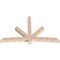 Ekena Millwork Alberta Smooth Timber Gable Bracket, Douglas Fir, 96"W x 60"H x 5 1/2"D x 5 1/2"F, 15/12 Pitch GBW096X60X0606ALB00SDF - alternate 3